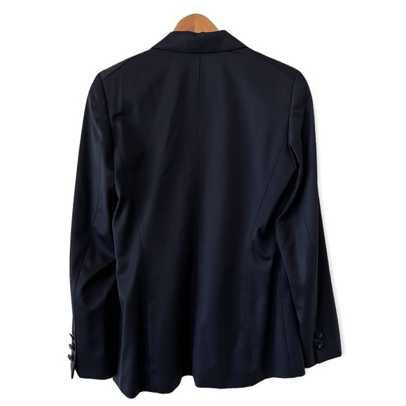ESCADA Vintage Single Breasted Deep Navy 3 Button Blazer Size 34/XS - Picture 6 of 12